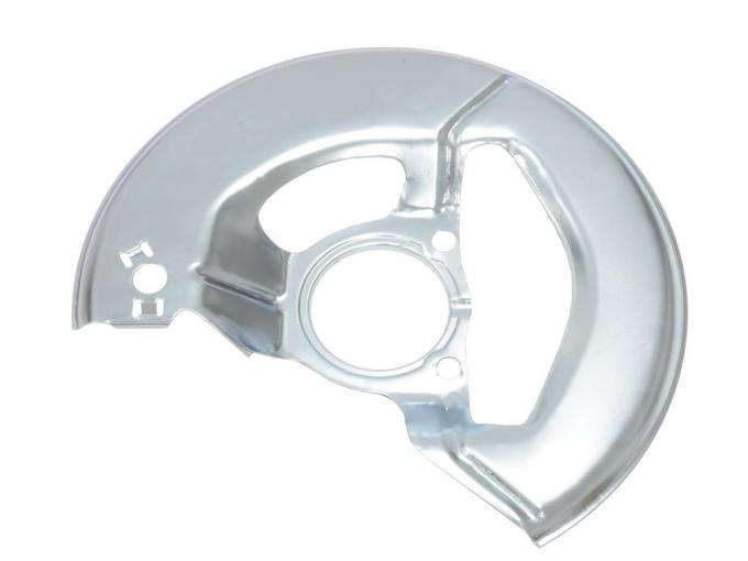 65-76 Brake Splash Shield - Right Front - Silver