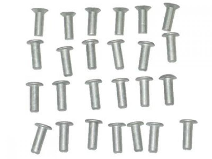 63-67 Rear Exhaust Panel Rivet Set - 25 Pieces