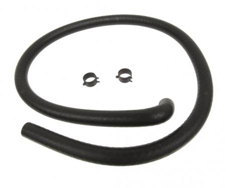 66-70 PCV Valve to Carburetor hose - 23" long with 90 molded end