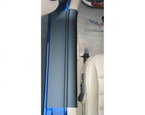 05-13 Door Sill Protection Covers - Black Acrylic