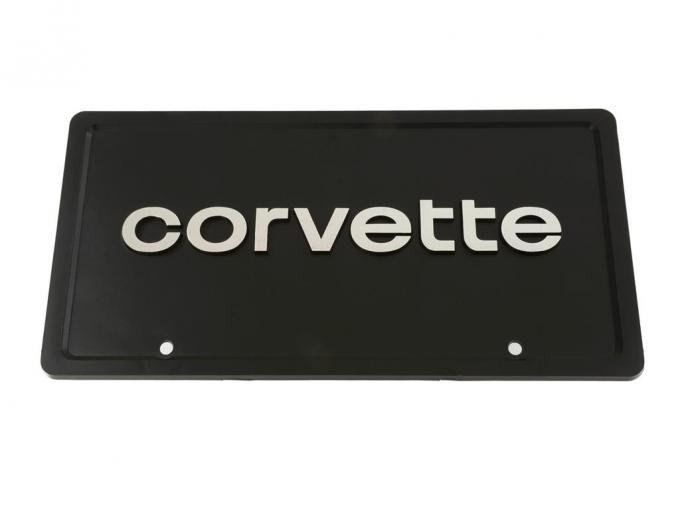 License Plate - 80's Style Lettering With Black Border