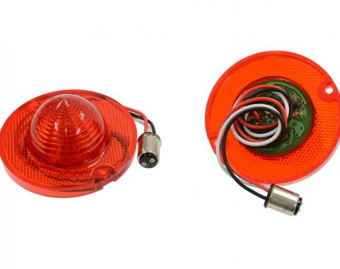 56-57 Red LED Tail Lights - Set Of 2