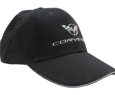 Black Hat With C5 Liquid Metal Logo