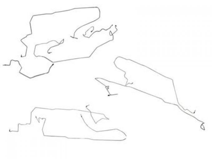 92-93 Brake Line - Stainless Steel - 8 Pieces