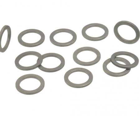 56-82 Intake Manifold Washer Set - Aluminum - 12 Pieces