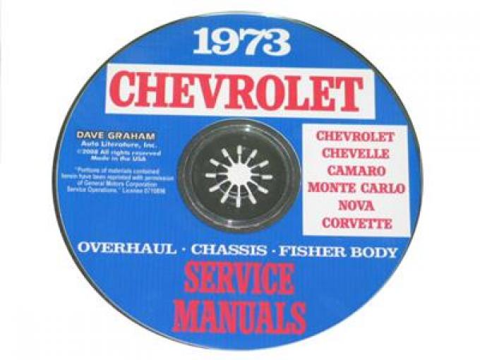 73 Shop Service Manual CD-ROM
