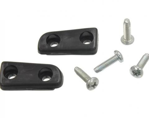 63-69 Door / Decklid Alignment Wedge - Plastic On Body With Screws - Pair