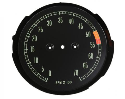 65-67 Tach / Tachometer Face - 5500 250-300hp And 66 390hp