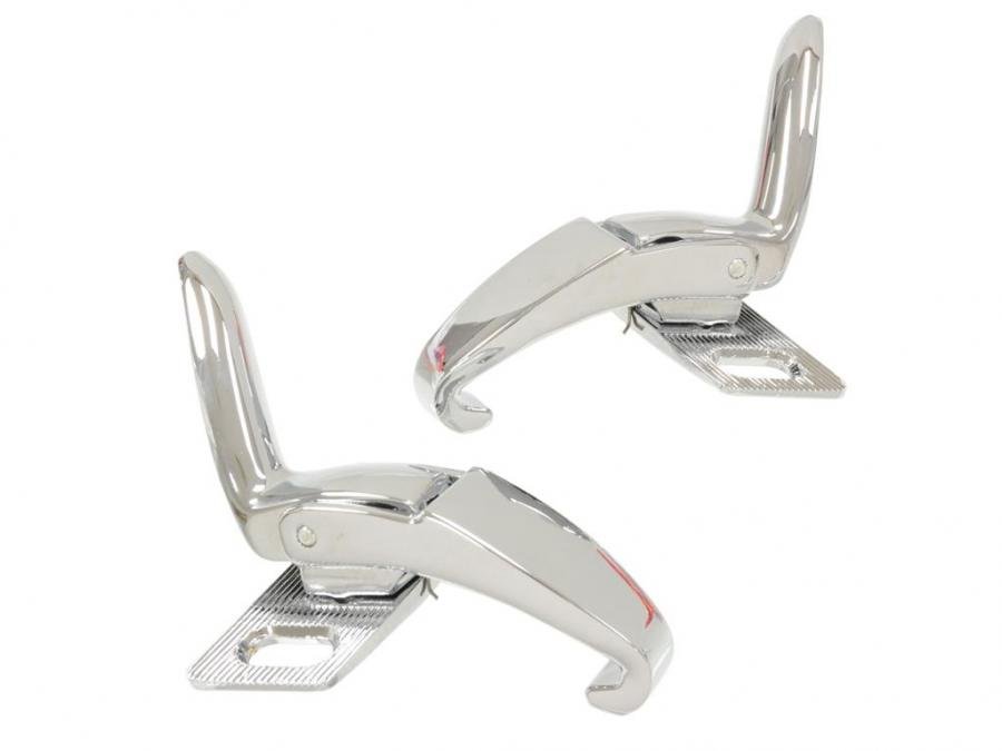 5662 Front Soft Top / Convertible Top Latches with Adjuster Plates Set