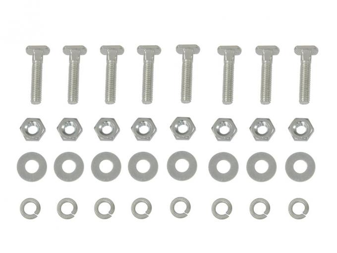 53-62 Windshield Frame T Bolts- Lower To Body with Nuts (Set of 32)