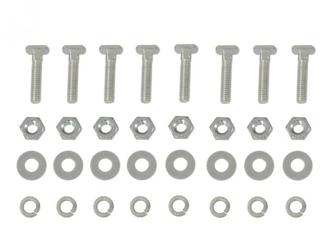 53-62 Windshield Frame T Bolts- Lower To Body with Nuts (Set of 32)