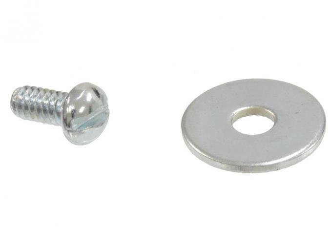 56-62 Windshield Wiper Switch Cable Screw - To Motor Hold Down With Washer - 2 P