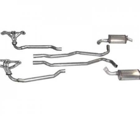1974-1979 4 Speed and TH350 Exhaust System with Headers and Magnaflow Mufflers