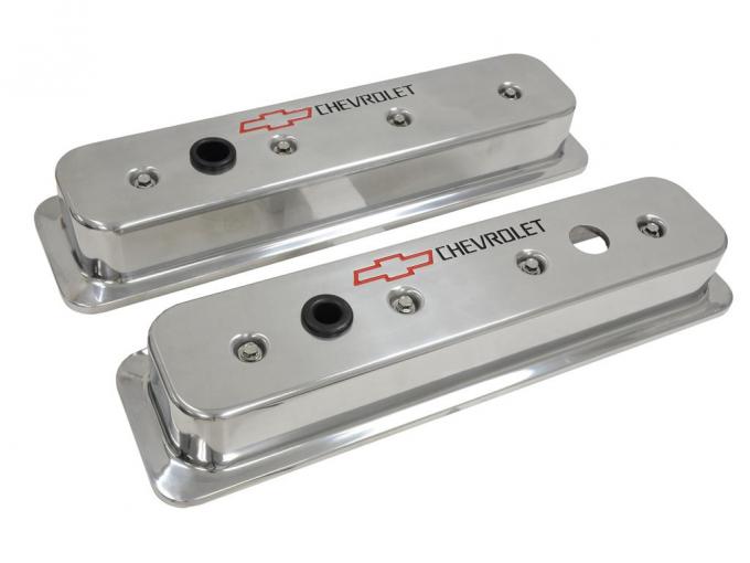 86-91 Valve Cover - Chevrolet Polished Aluminum 1986 Late