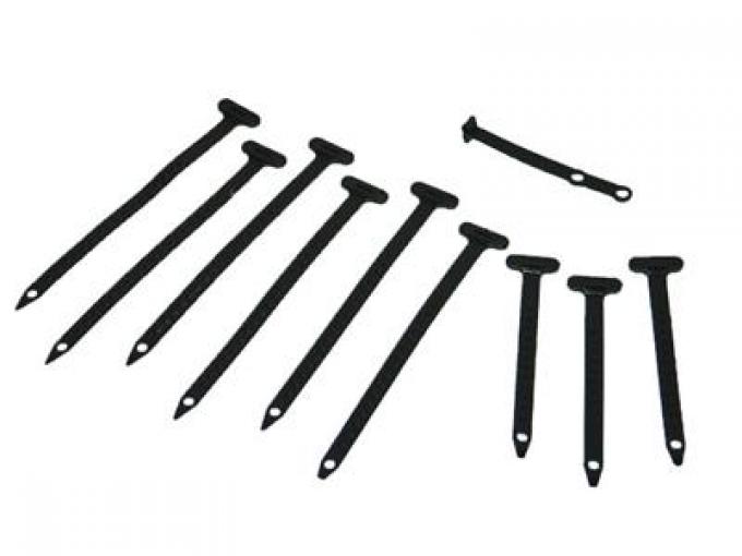 72 Engine And Wire Tie Strap Kit - 10 Pieces