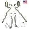 1970-1972 Exhaust System Deluxe 454 4-Speed 2 1/2"