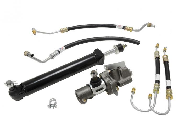63-79 Power Steering Renew Set 327/350 New Valve Rebuilt Cylinder And New Hoses