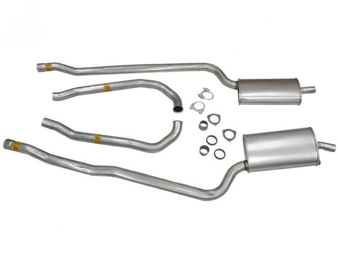 64-65 Exhaust System - 327 With 2 1/2" Off Road / N11 Mufflers