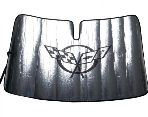 97-04 Roll Up Windshield Sunshade With C5 Logo