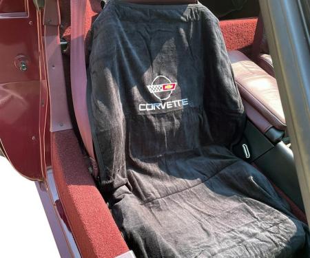 84-96 Seat Armour / Saver Black With C4 Logo