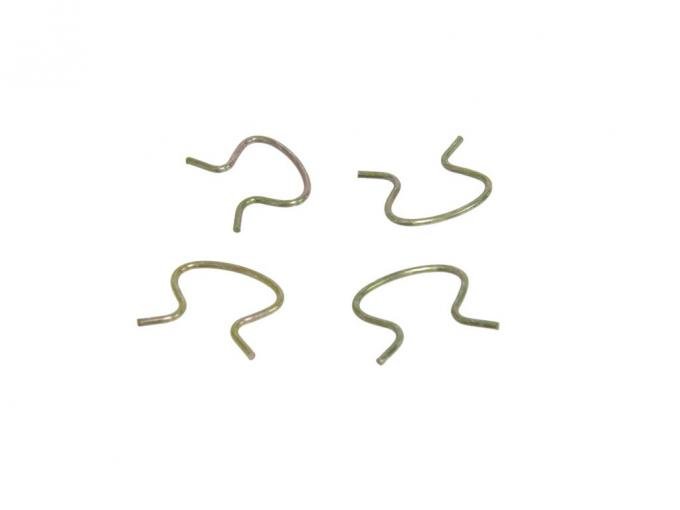 56-79 Window Crank / Door Lock Knob Retainer Clips Set - 4 Pieces