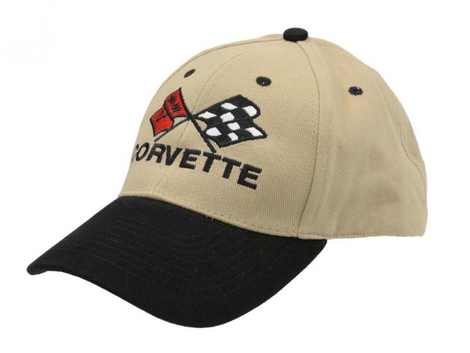 Hat - C2 And C3 Crossflag Logo Khaki / Black