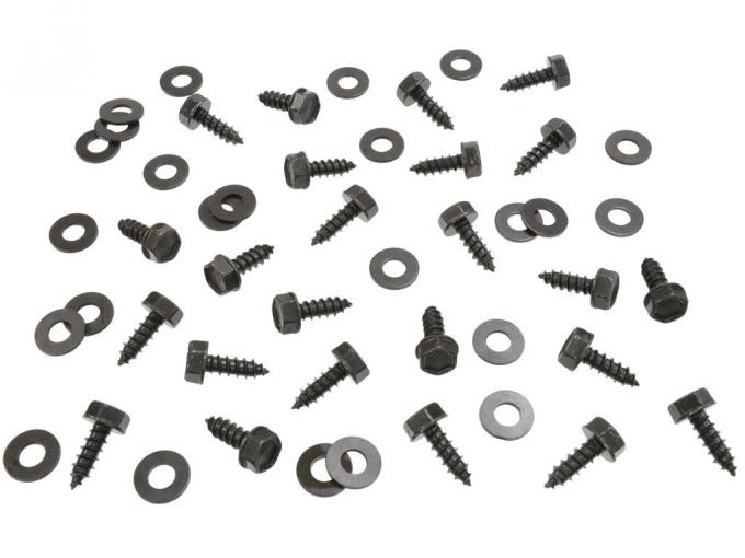 58-62 Inner Fender Reinforcement Screws - Upper And Lower - 48 Pieces