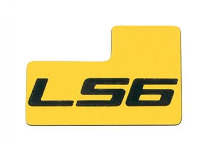 97-04 LS6 Yellow With Black Throttle Body ID Plate