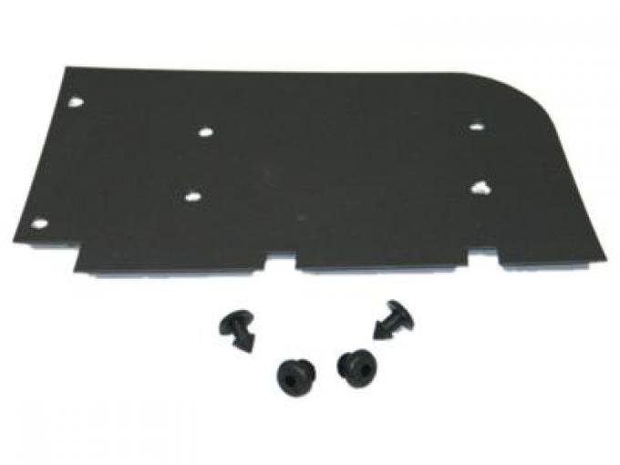 65-67 Firewall Insulation - With Fasteners Heater Delete Section