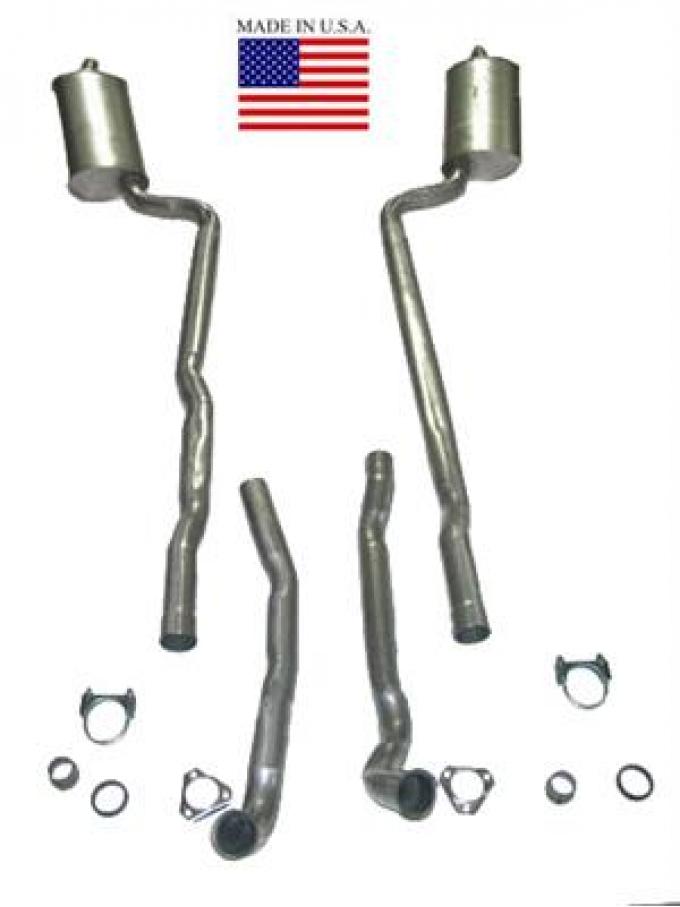 65-67 Exhaust System 396/427 With OEM Style Welded Mufflers