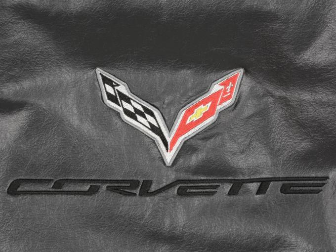14-19 Black Roof Panel Storage Bag / Cover With C7 Embroidered Logo