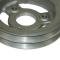 65-67 Crankshaft Pulley - 396 / 427 2 Groove Lower Cast Iron - Correct Reproduct