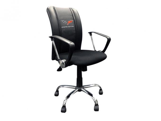 Dreamseat Curve Task Office With Logo
