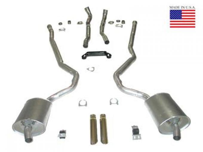 1968 Deluxe Exhaust System OEM Welded 427 4-Speed 2 1/2"