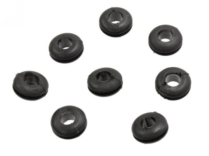 56-57 Spark Plug Wire U Heat Shield Grommets - Set of 8