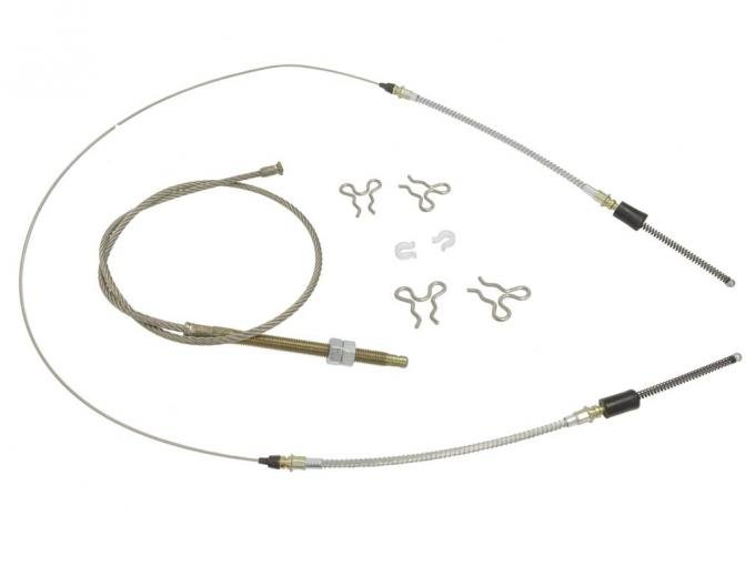 67-82 Parking / Emergency Brake Cable Set Steel