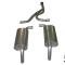 1976-1977 Exhaust System Stock Cat Back