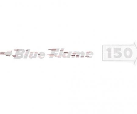 1954-1955 6 Cylinder Blue Flame 150 Valve Cover Decal