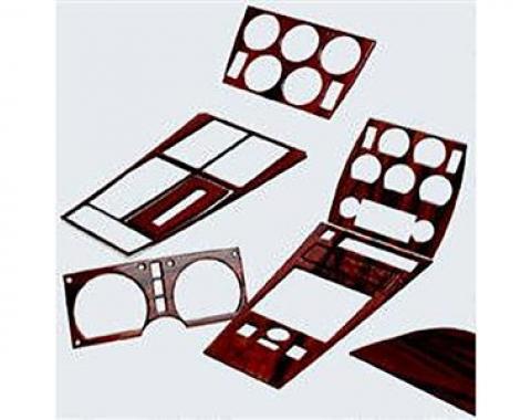 72-76 3 Piece Standard Dash Kit With Air Conditioning Wood / Carbon Fiber