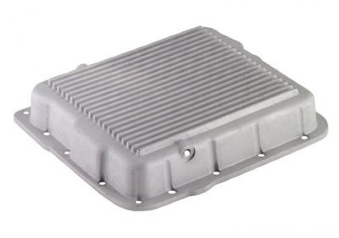 82-96 Automatic Transmission Cover - Low Profile - Cast Finish Aluminum