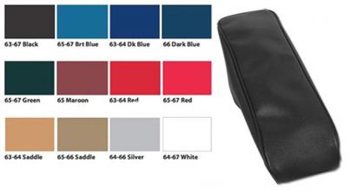 65-66 Center Arm Rest Cover - Leather