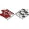68-73 Gas Door Emblem - Improved Show Quality