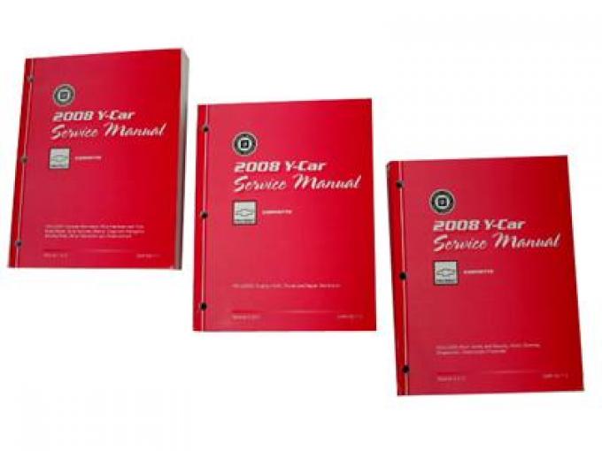 08 Shop Service Manual 3 Book Set