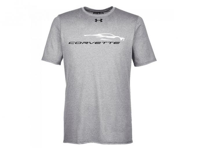 T-Shirt C8 Corvette Car Gesture Under Armour