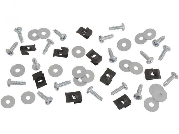 61-62 Gas Tank Cover Screws with J-Nuts