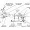 56-57 License Light / Lamp Assembly - With Fasteners Assembled