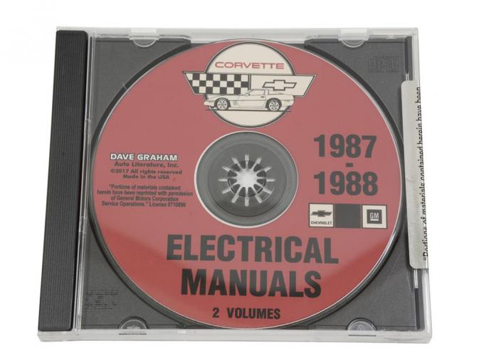 87-88 Shop Service Electrical Manual CD