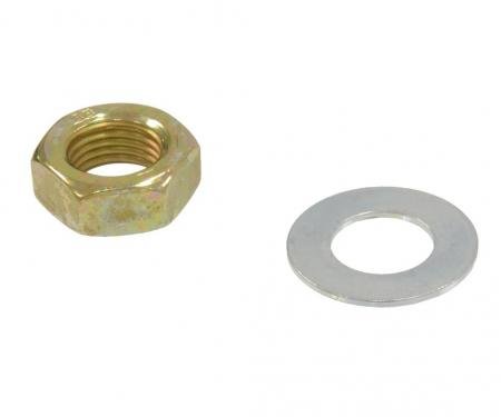 56-68 Steering Wheel Mount Nut With Washer - Standard Column