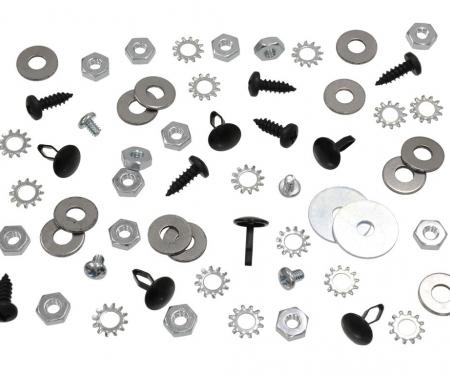 63-67 Soft Top / Convertible Weatherstrip Fasteners and Screws Set