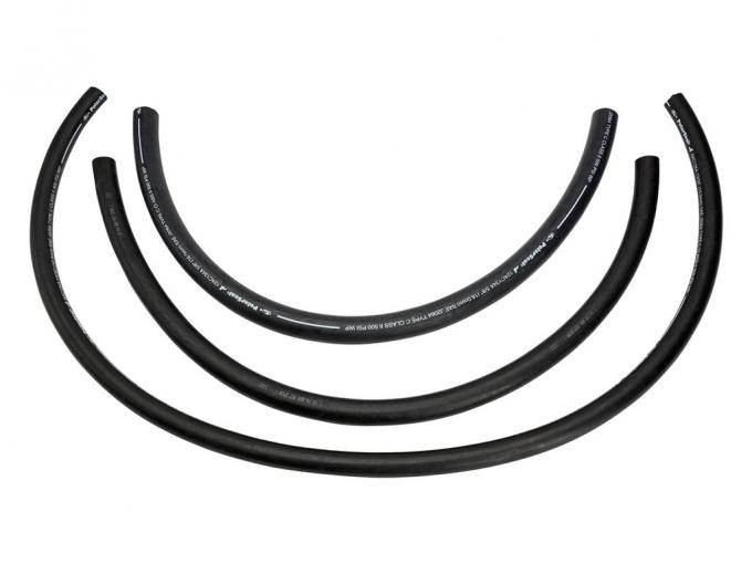 63-67 Air Conditioning Freon Hose Set - Replacement No GM Logo - 3 Pieces